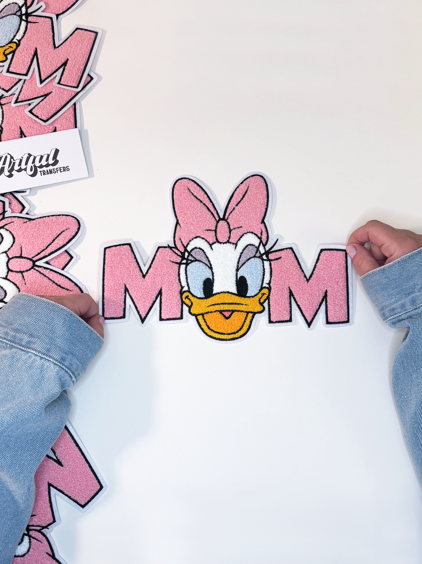 Daisy MOM - Chenille Patch with Embroidery Details