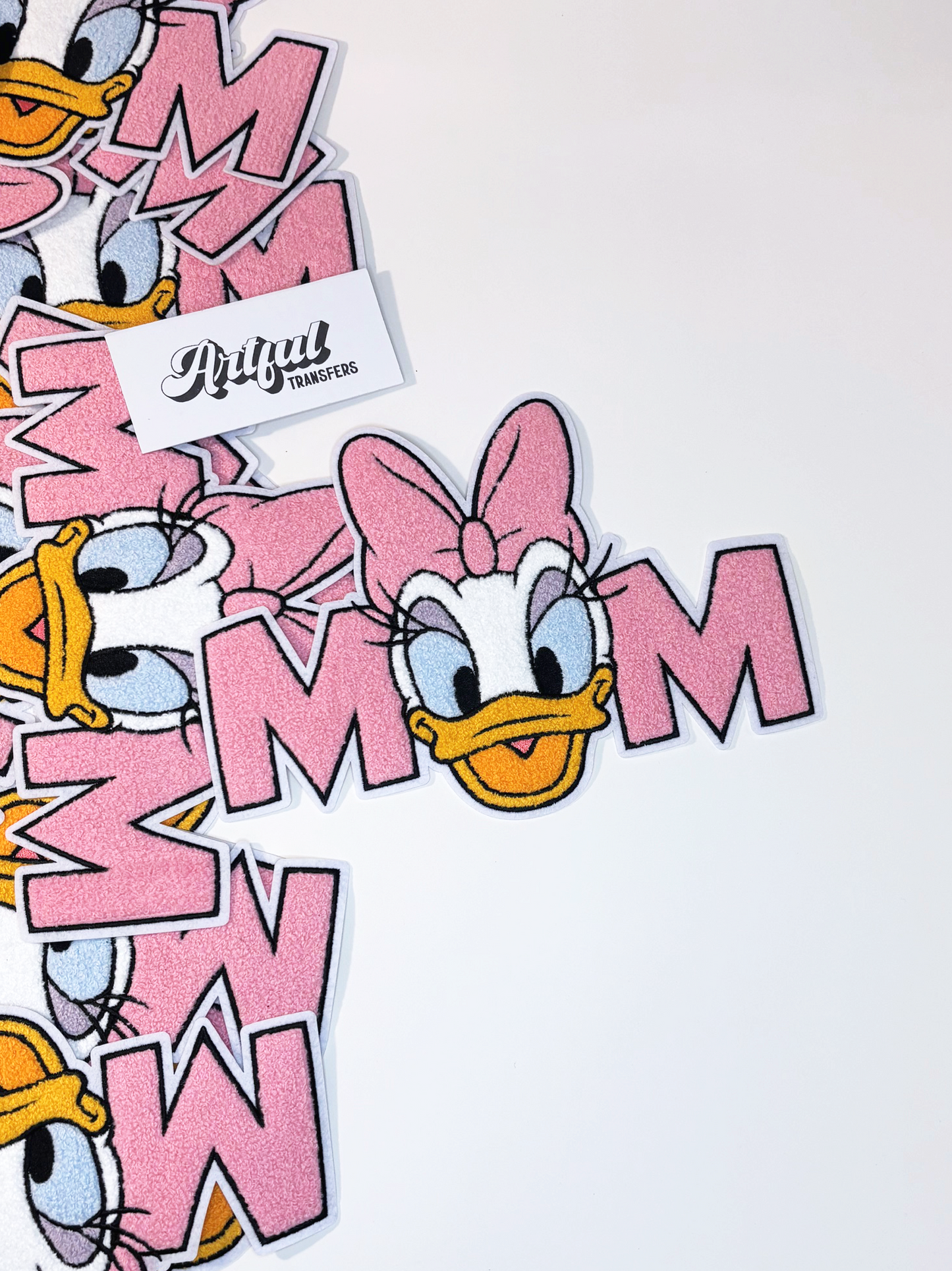 Daisy MOM - Chenille Patch with Embroidery Details