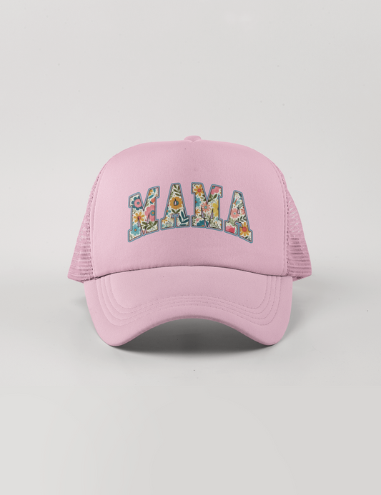 Mama with Colorful Floral Pattern - DTF Transfer