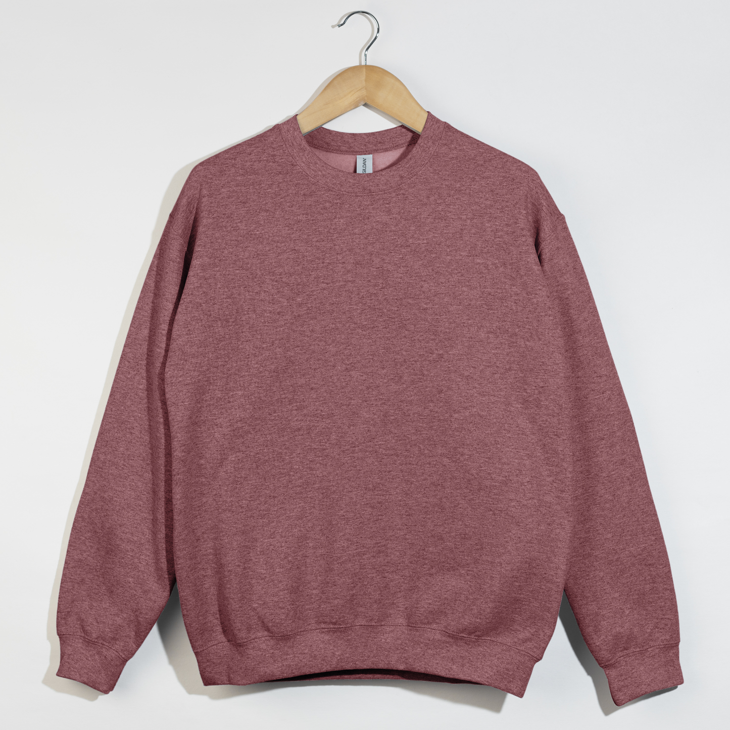 Heather Sport Dark Maroon - Crewneck Sweatshirt