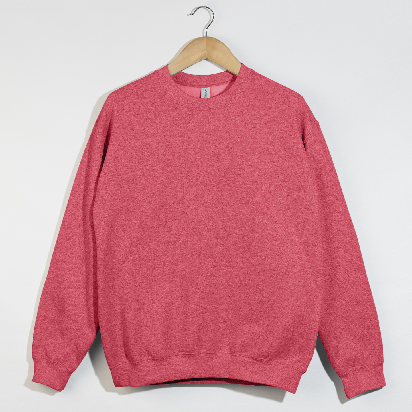 Heather Sport Scarlet Red - Crewneck Sweatshirt