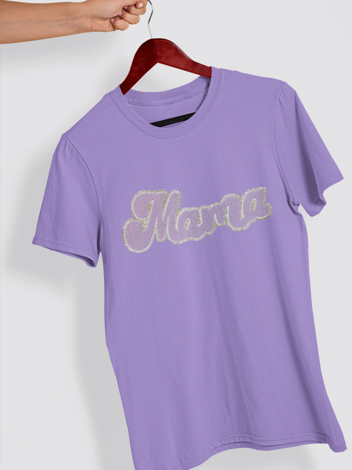 Mama in Lilac & Gold - Chenille Patch