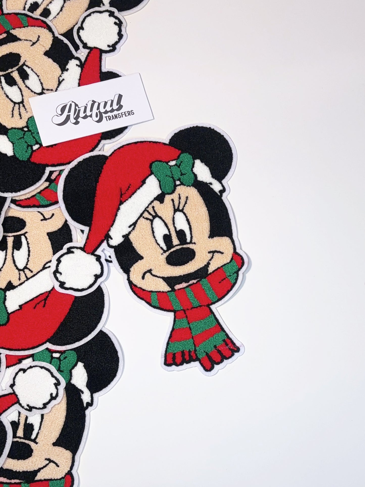 Christmas Minnie - Chenille Patch
