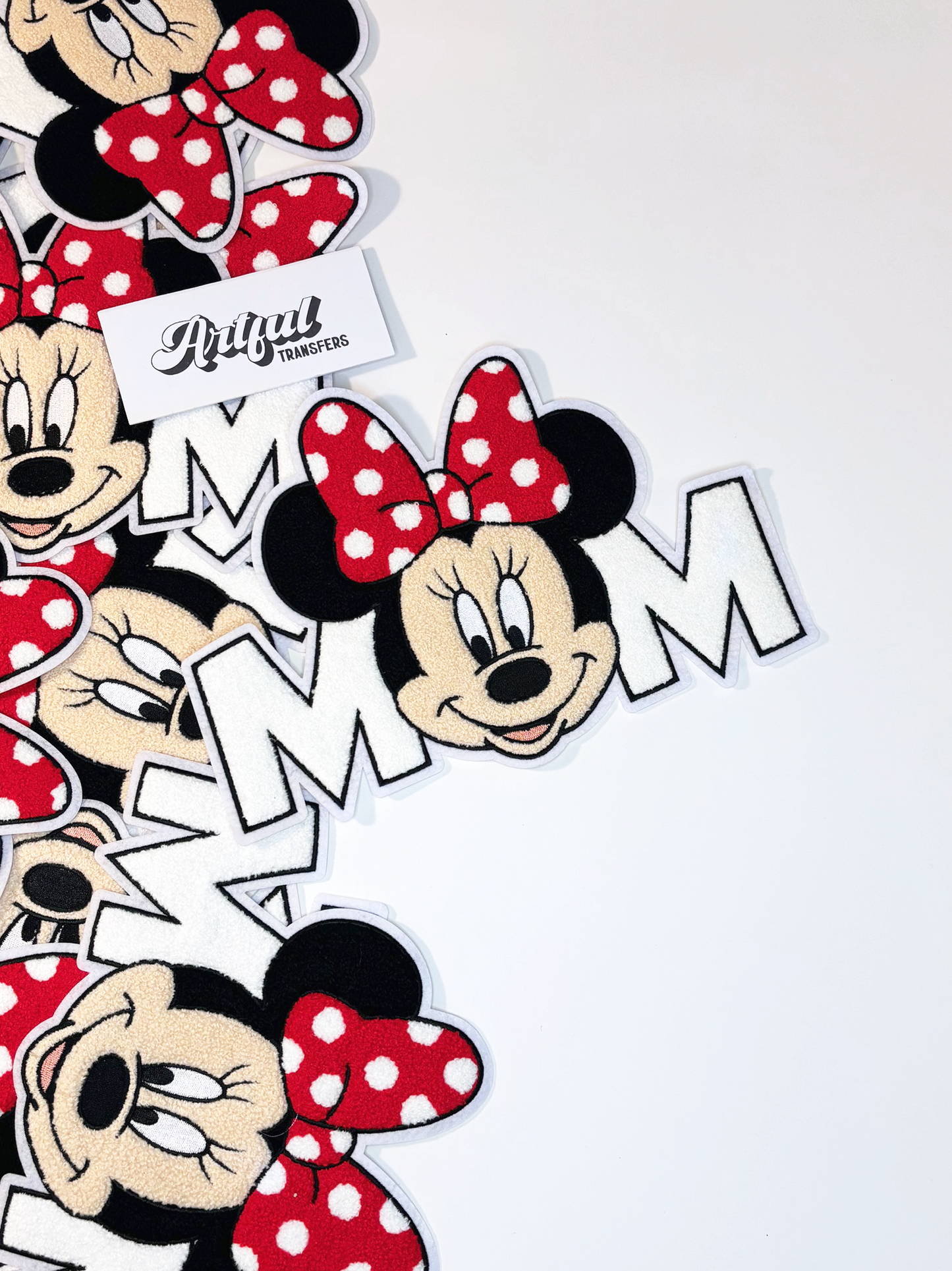Minnie MOM - Chenille Patch with Embroidery Details