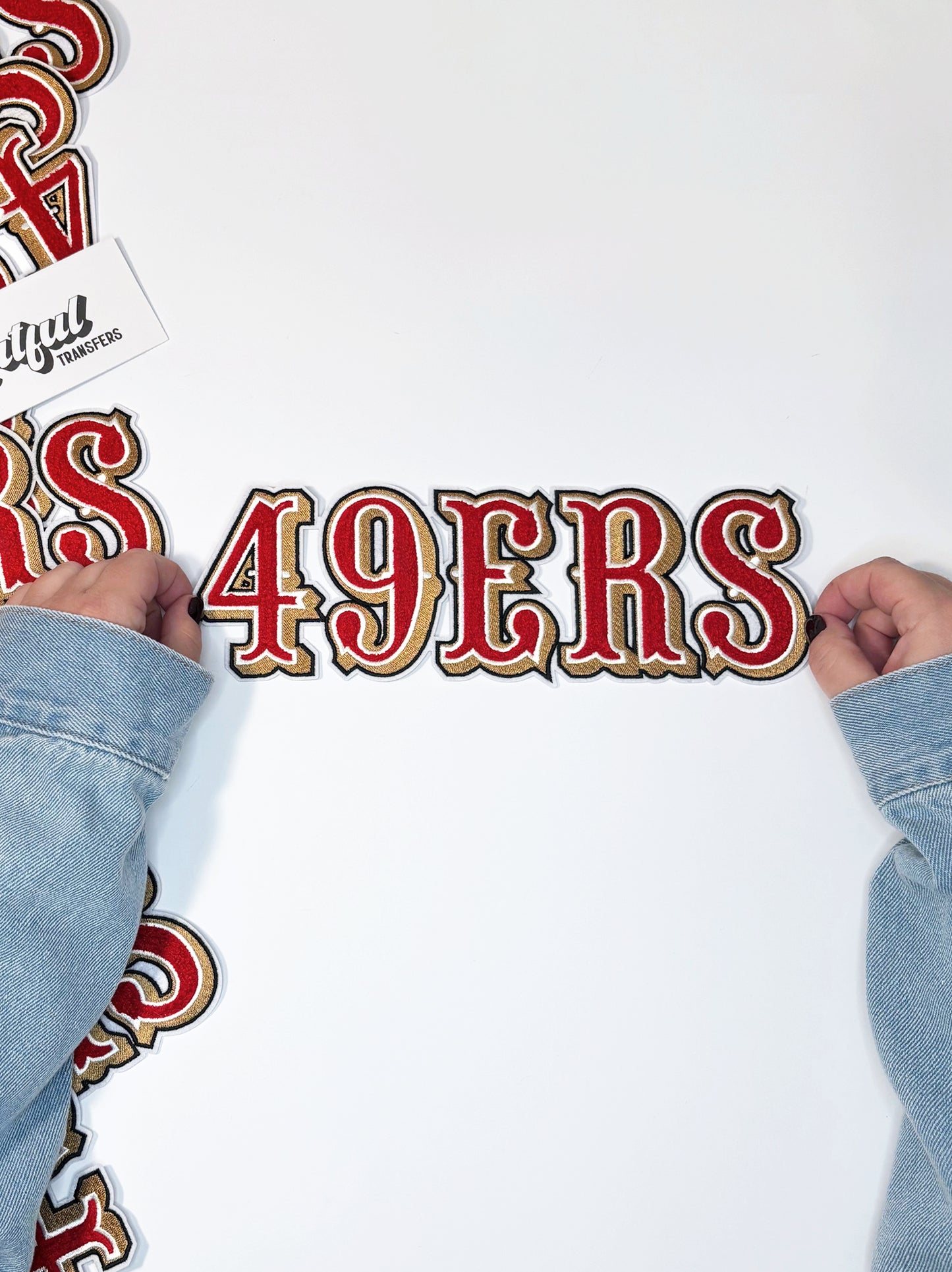 49ers - Chenille Patch with Embroidery Detail