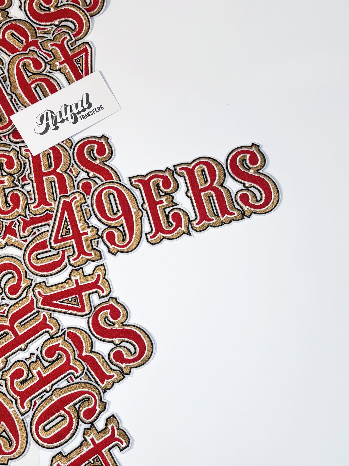 49ers - Chenille Patch with Embroidery Detail