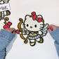 Hello Kitty Cupid - Chenille Patch with Glitter Details