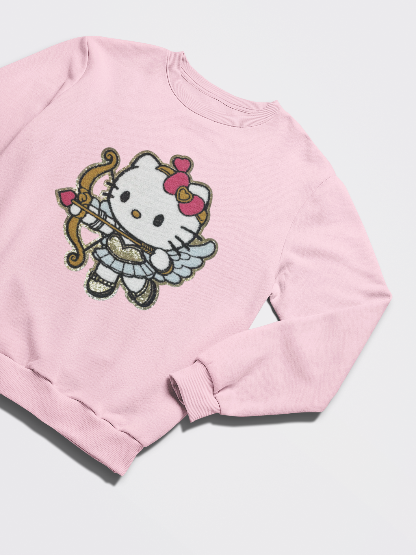 Hello Kitty Cupid - Chenille Patch with Glitter Details