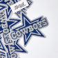 Dallas Cowboys Star - Chenille Patch