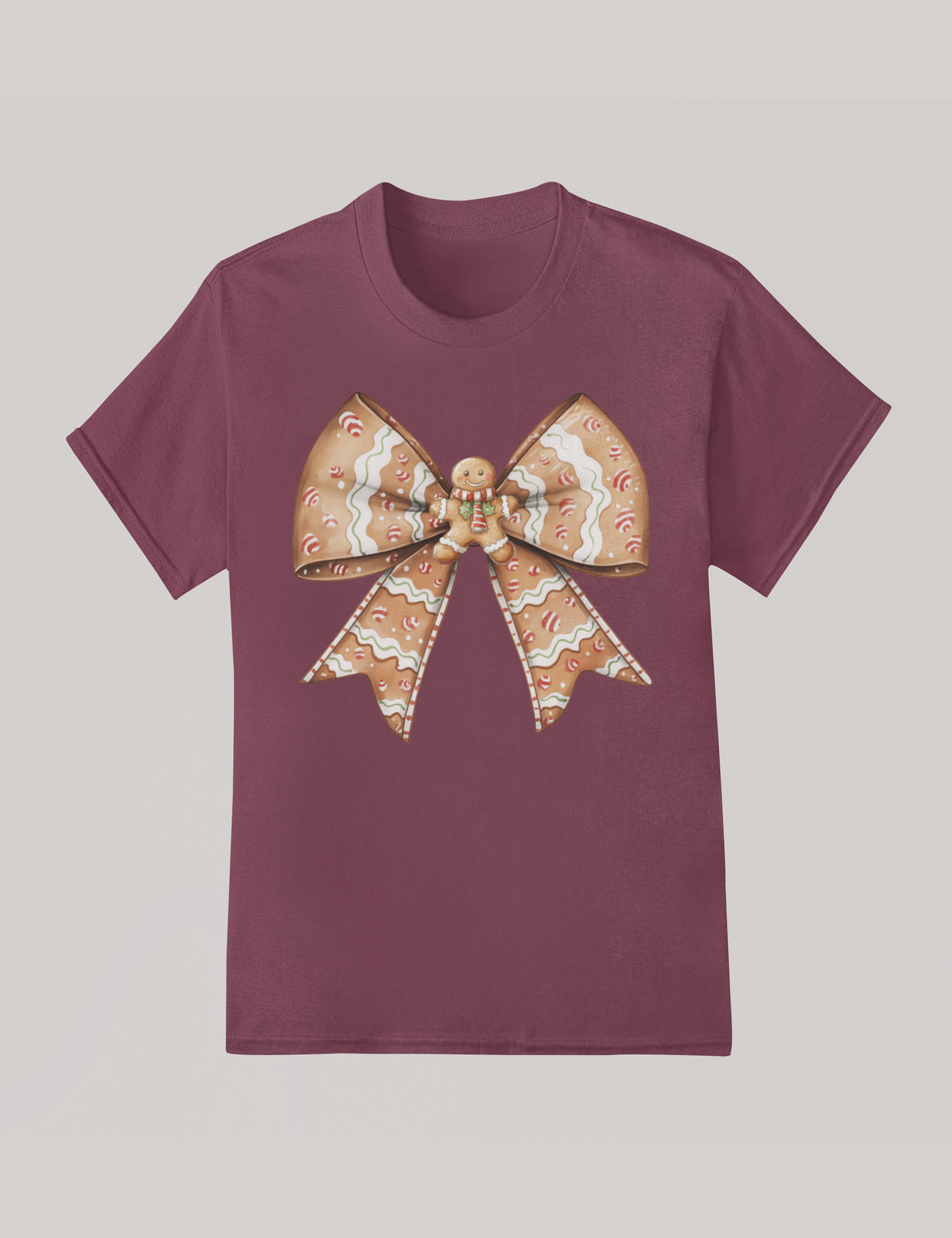 Gingerbread Man Bow - DTF Transfer