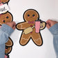 Gingerbread Woman with Pink Crossbody and Tumbler - Chenille Patch