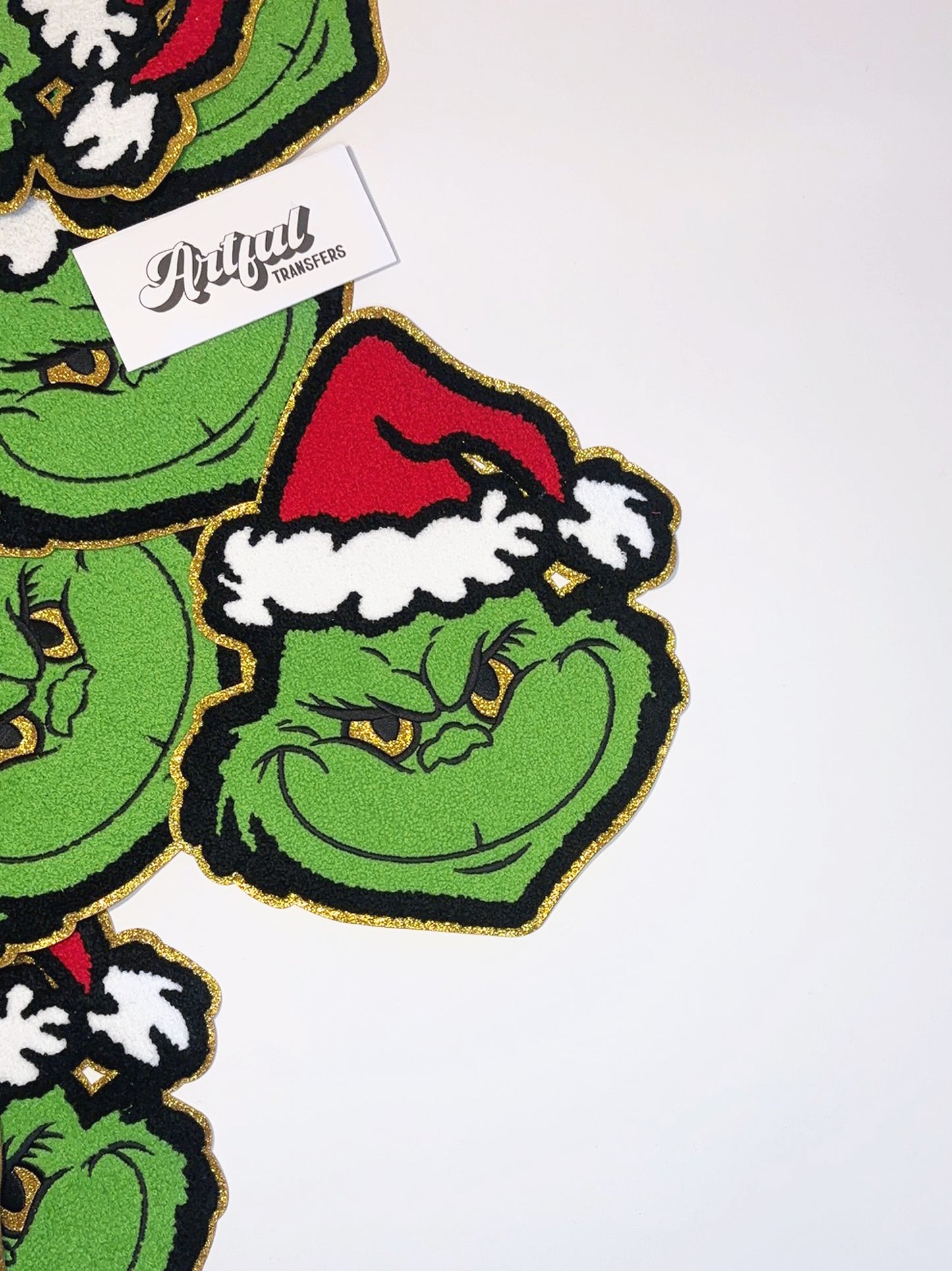 The Grinch Face - Chenille Patch