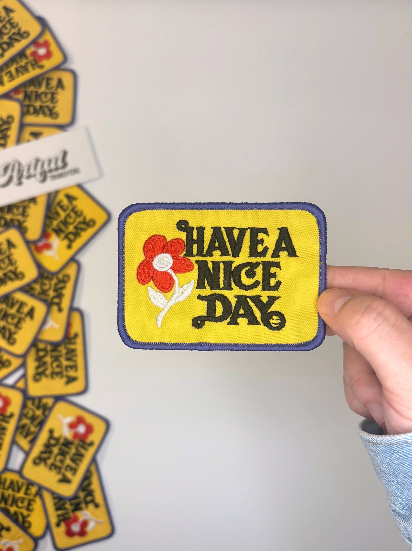 Have a Nice Day - Iron-on Patch