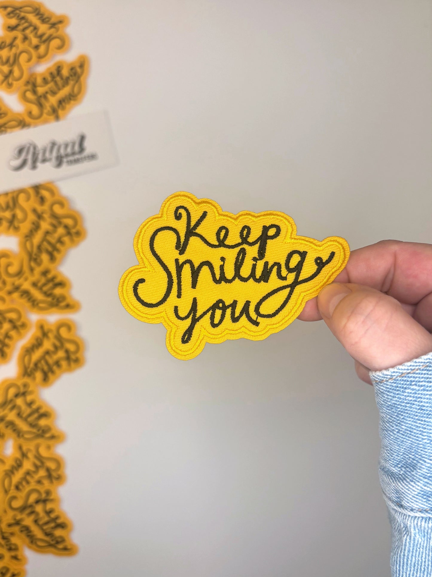 Keep Smiling You - Iron-on Patch