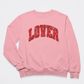 Lover in Faux Heart-Shaped Sequins - DTF Transfer