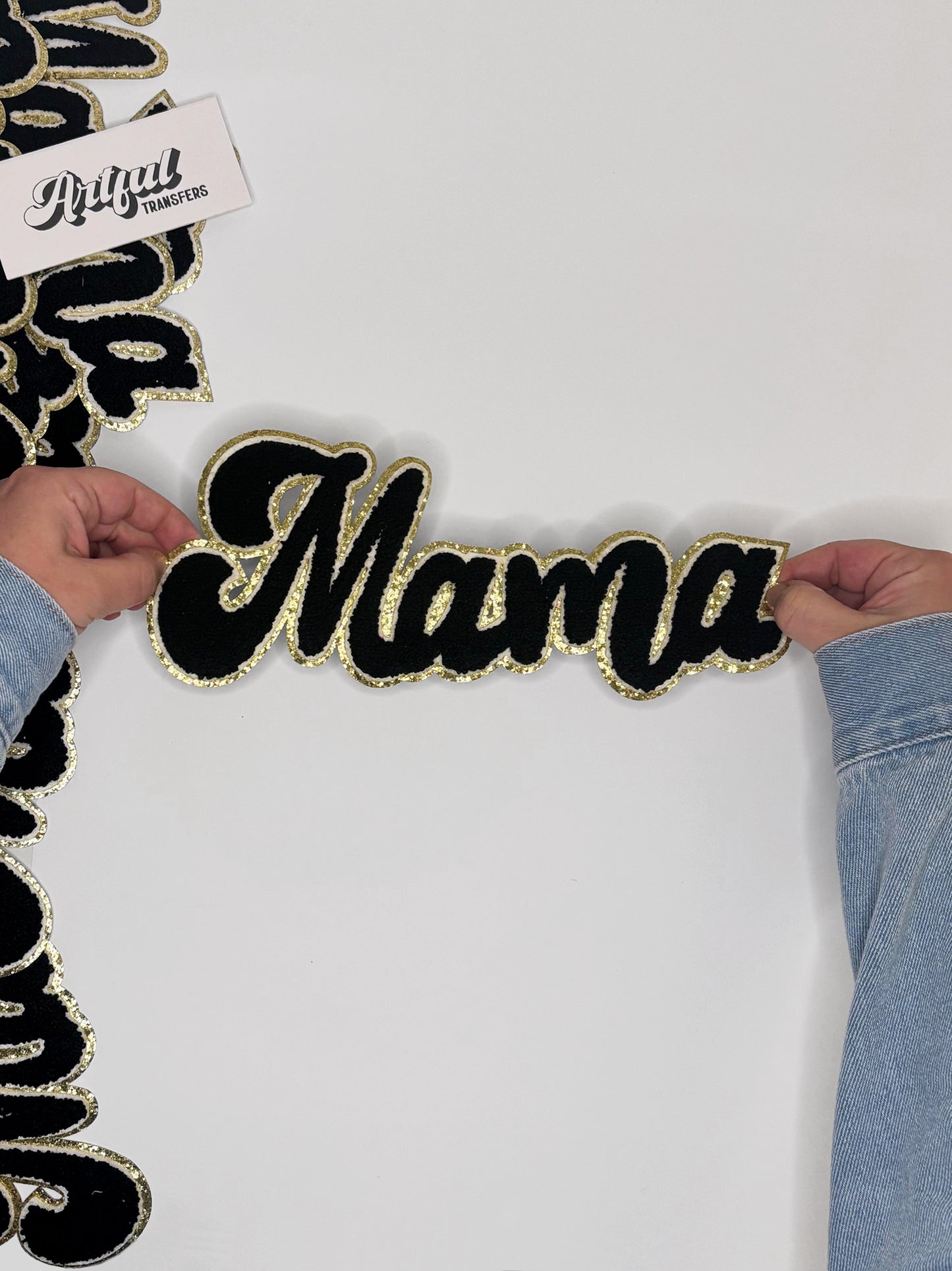 Mama in Black - Chenille Patch