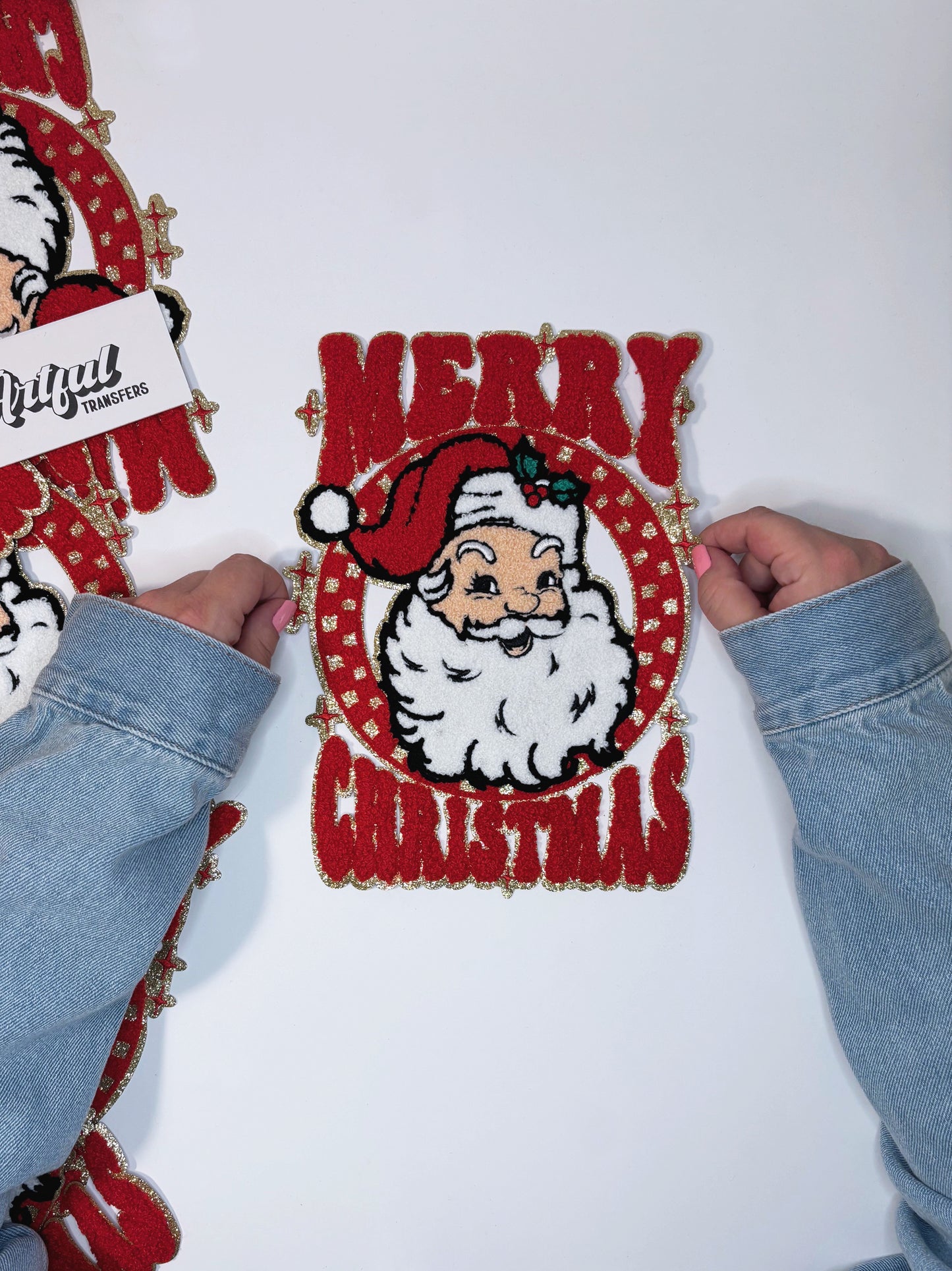 Merry Christmas - Chenille Patch