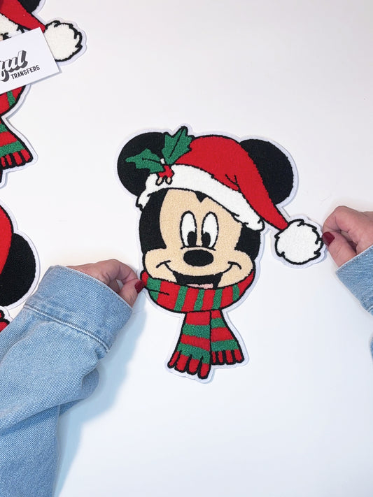 Christmas Mickey - Chenille Patch