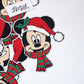 Christmas Mickey - Chenille Patch