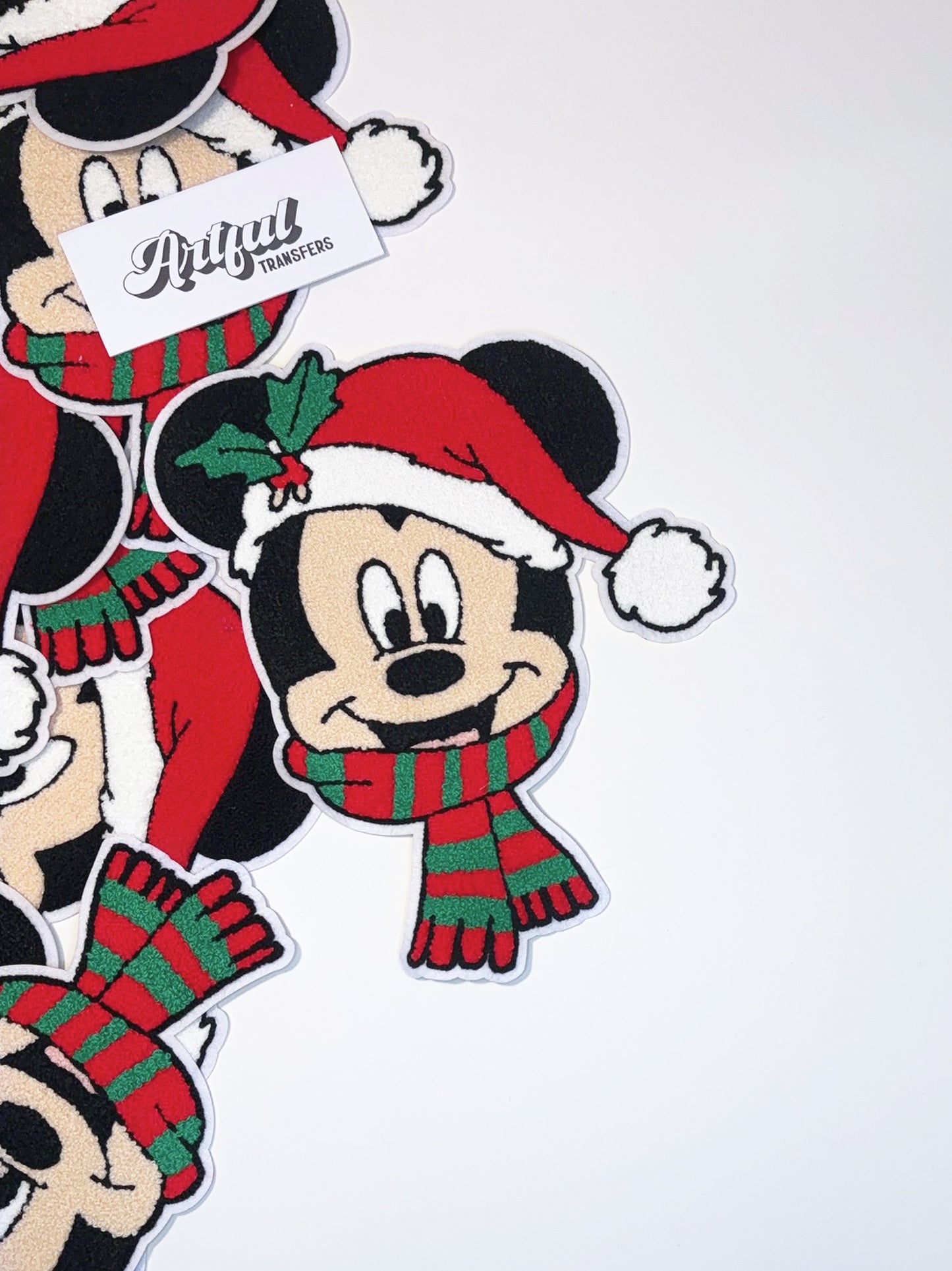 Christmas Mickey - Chenille Patch