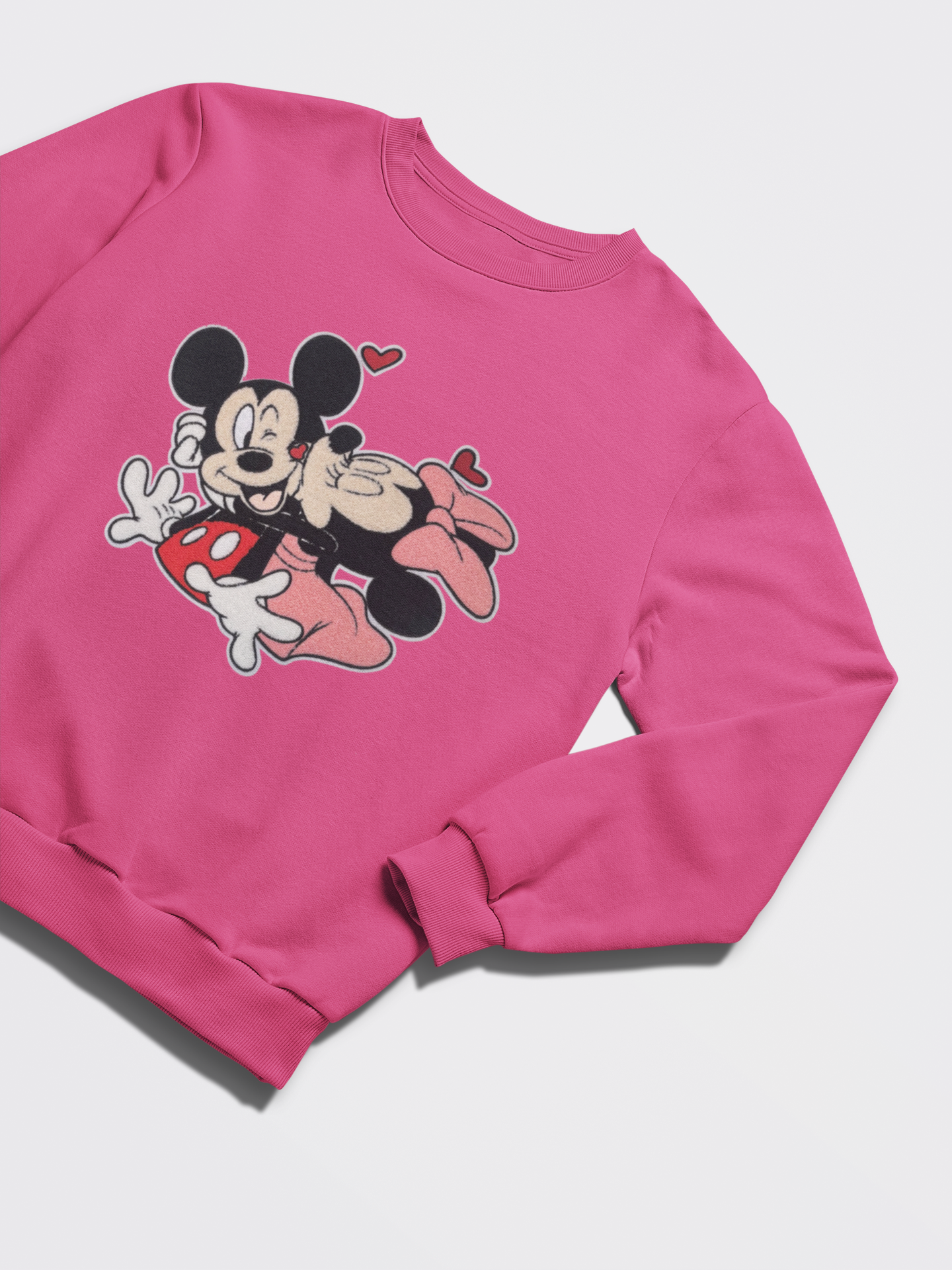 Mickey & Minnie Valentine's - Chenille Patch with Embroidery Details