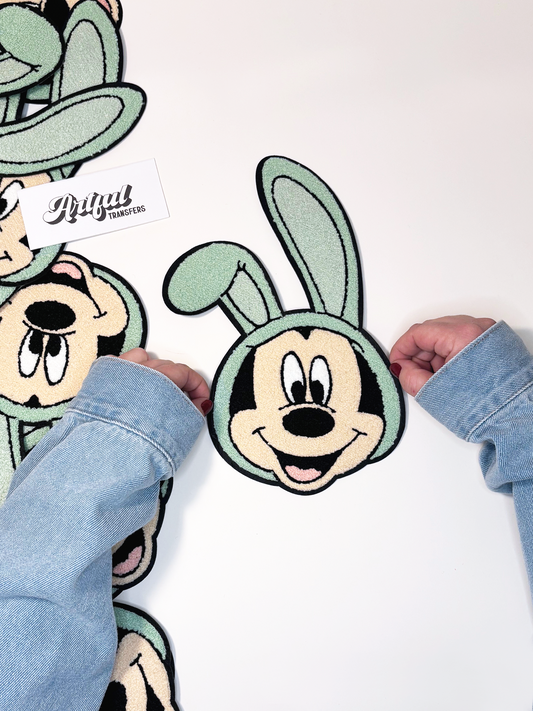 Mickey with Bunny Ears - Chenille Patch