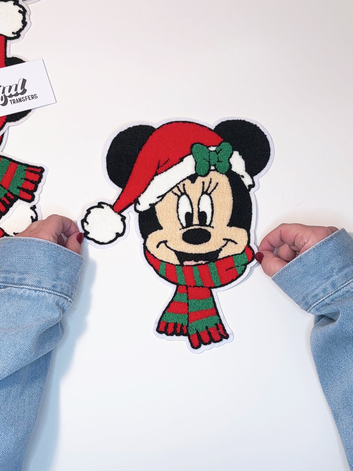 Christmas Minnie - Chenille Patch