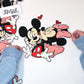 Mickey & Minnie Valentine's - Chenille Patch with Embroidery Details