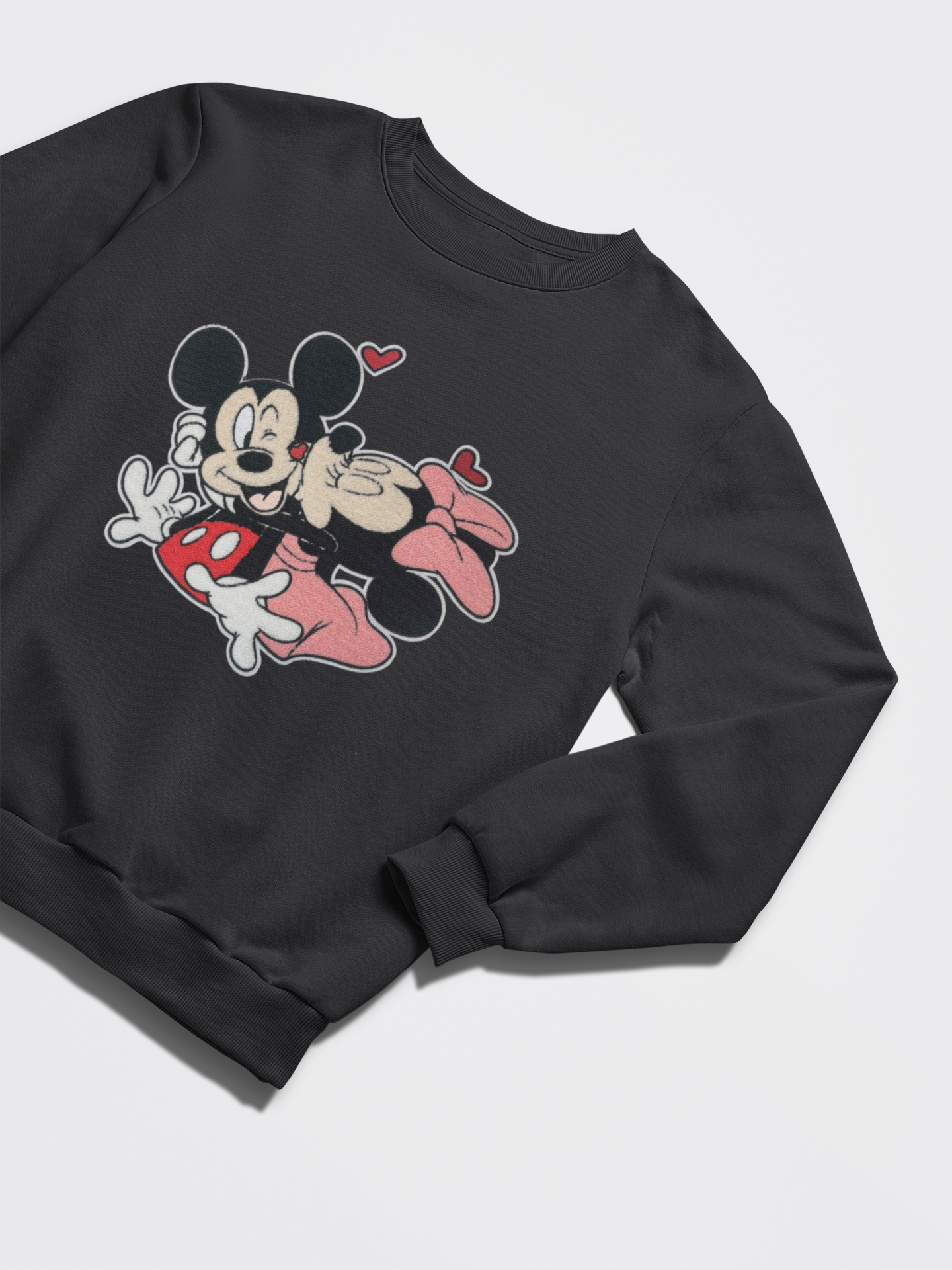 Mickey & Minnie Valentine's - Chenille Patch with Embroidery Details