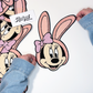 Minnie with Bunny Ears - Chenille Patch