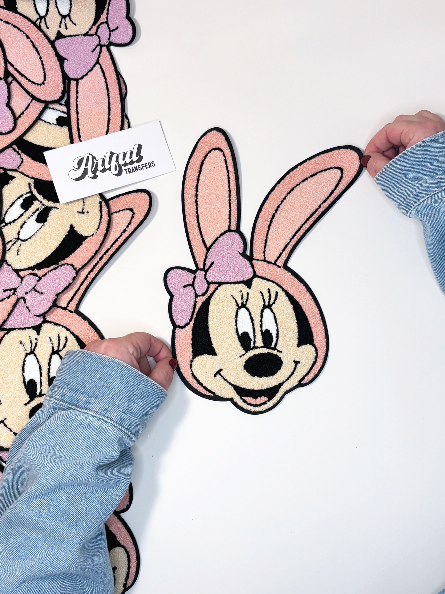 Minnie with Bunny Ears - Chenille Patch