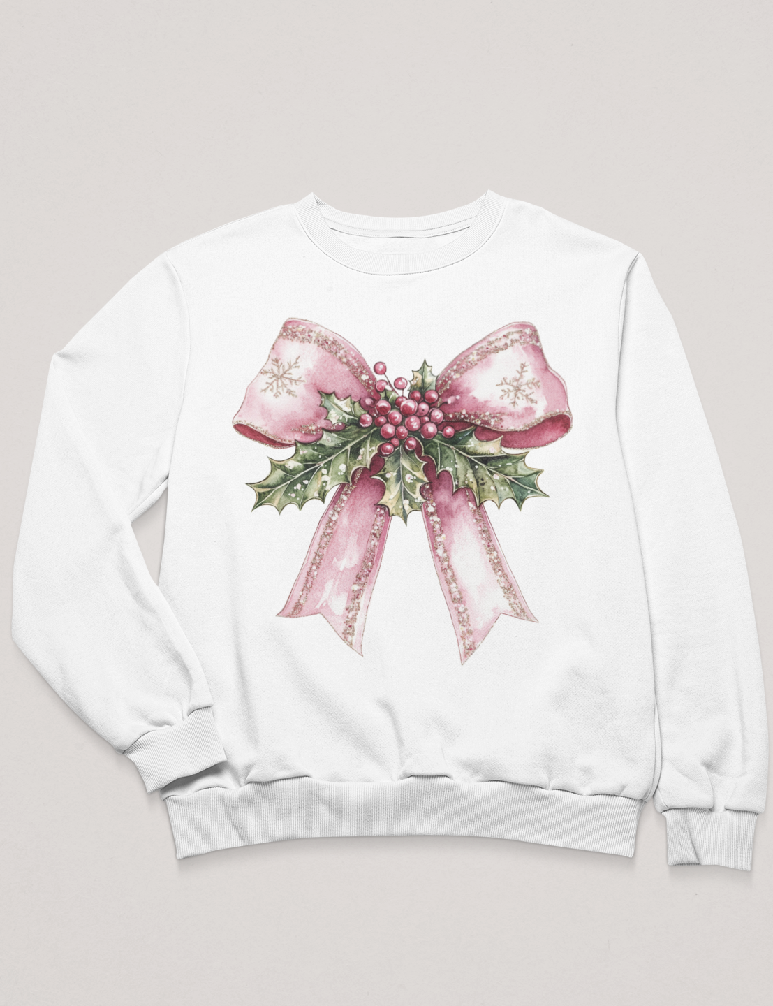 Pink Festive Bow - DTF Transfer