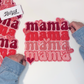 Pink Repeated Mama - Chenille Patch