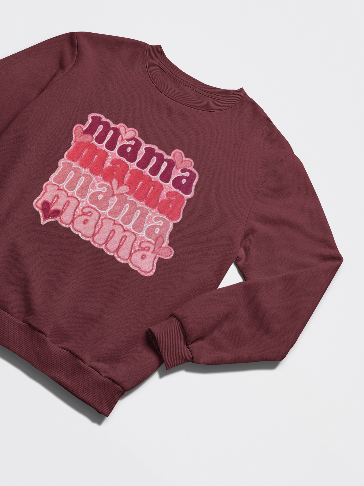 Pink Repeated Mama - Chenille Patch