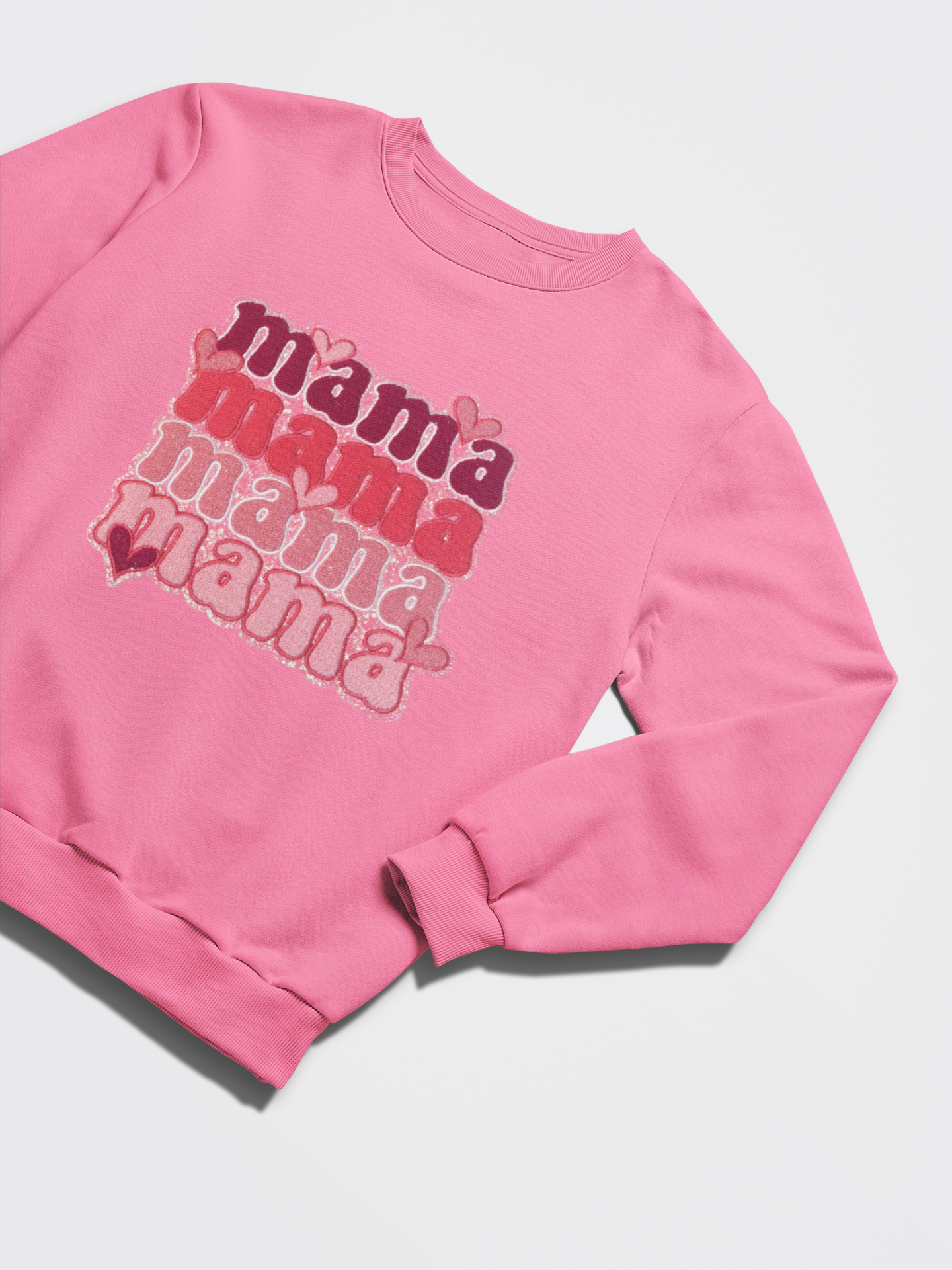 Pink Repeated Mama - Chenille Patch