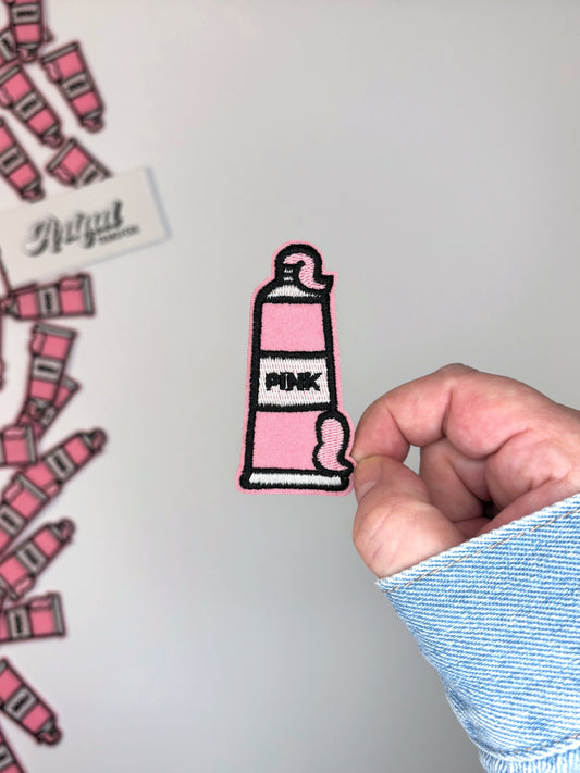 Pink Tube - Iron-on Patch