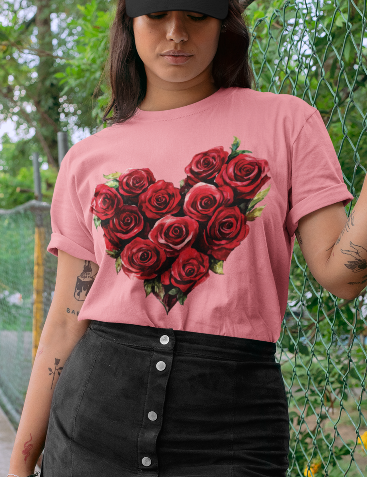 Red Roses Heart - DTF Transfer