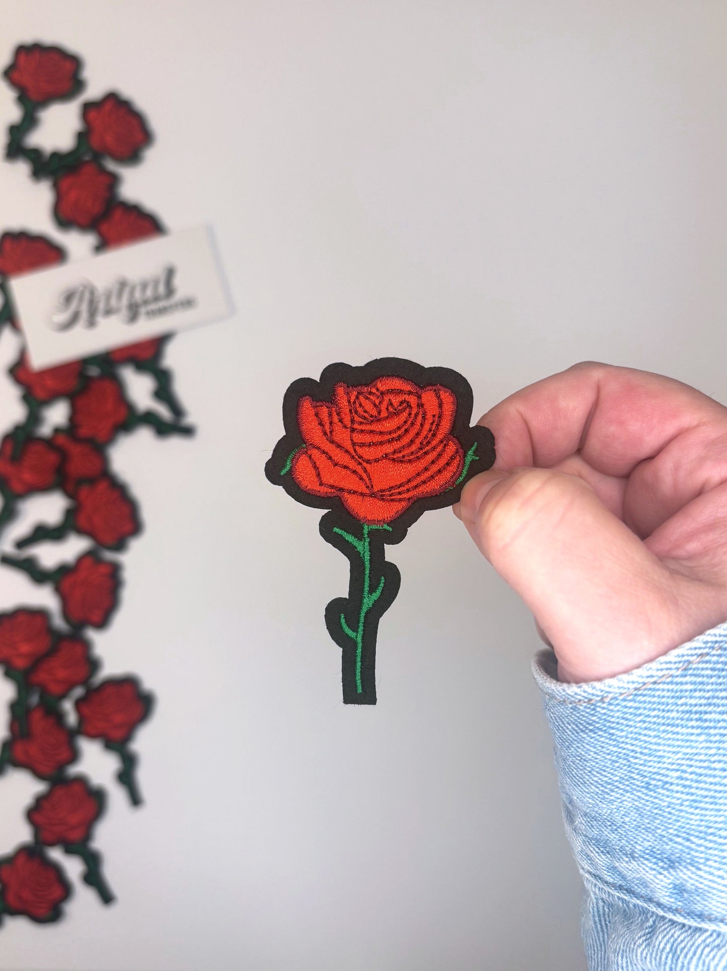 Rose - Iron-on Patch