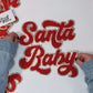 Santa Baby in Red - Chenille Patch