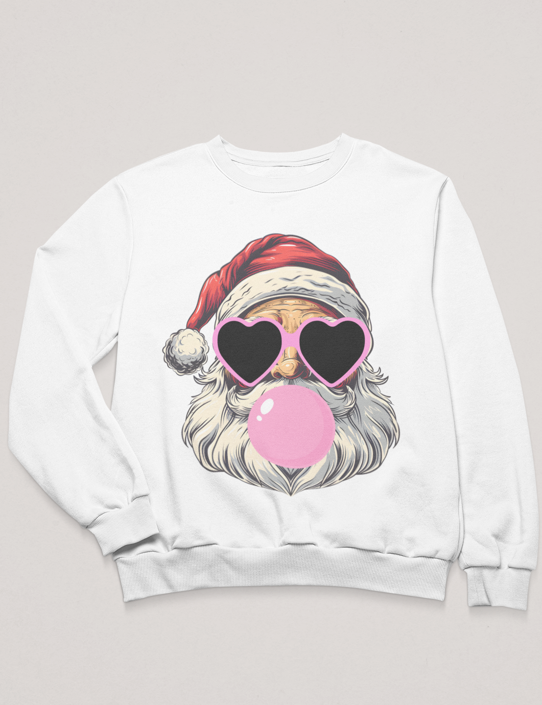 Bubblegum Santa - DTF Transfer