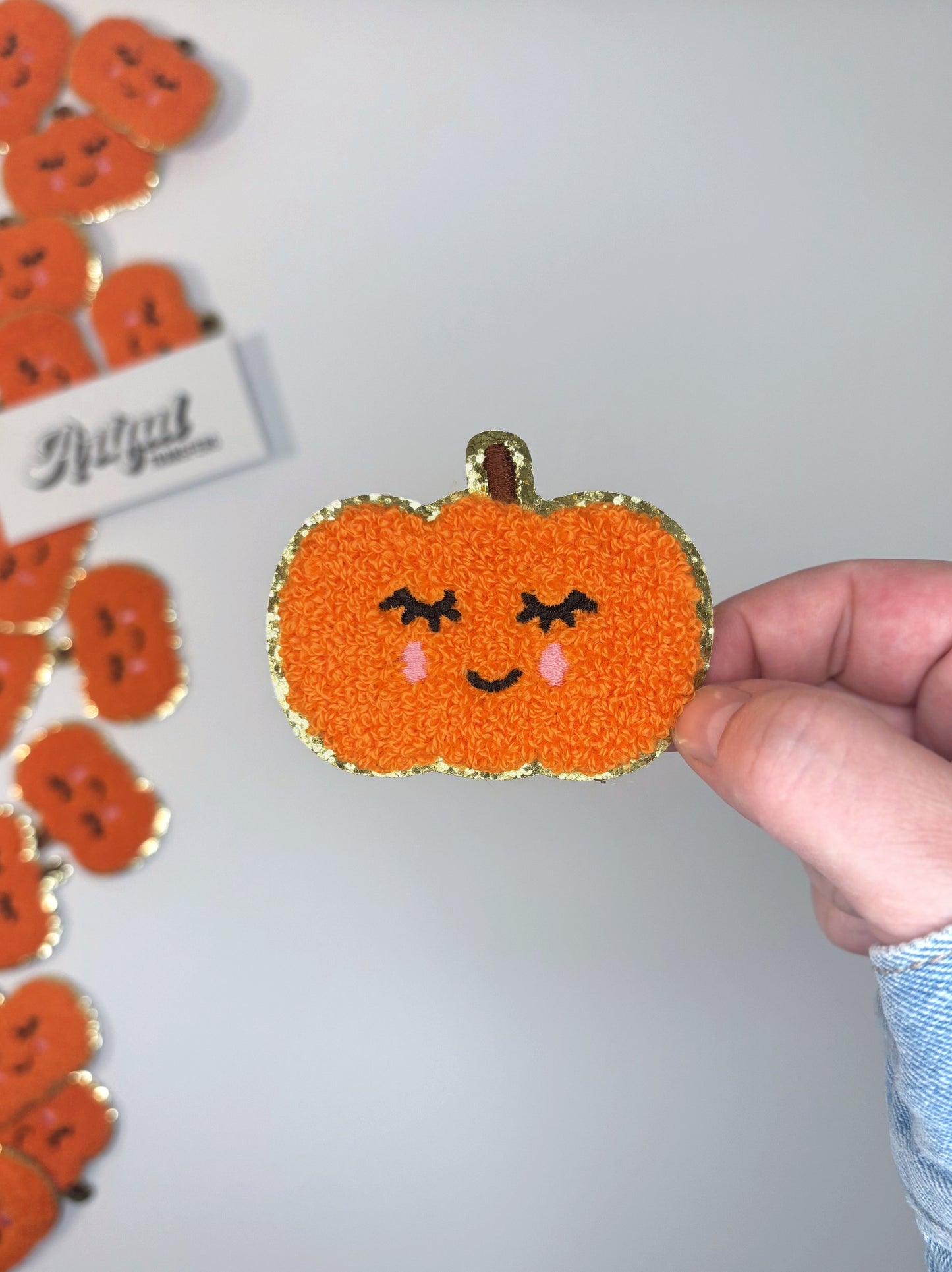 Smiley Pumpkin - Chenille Patch