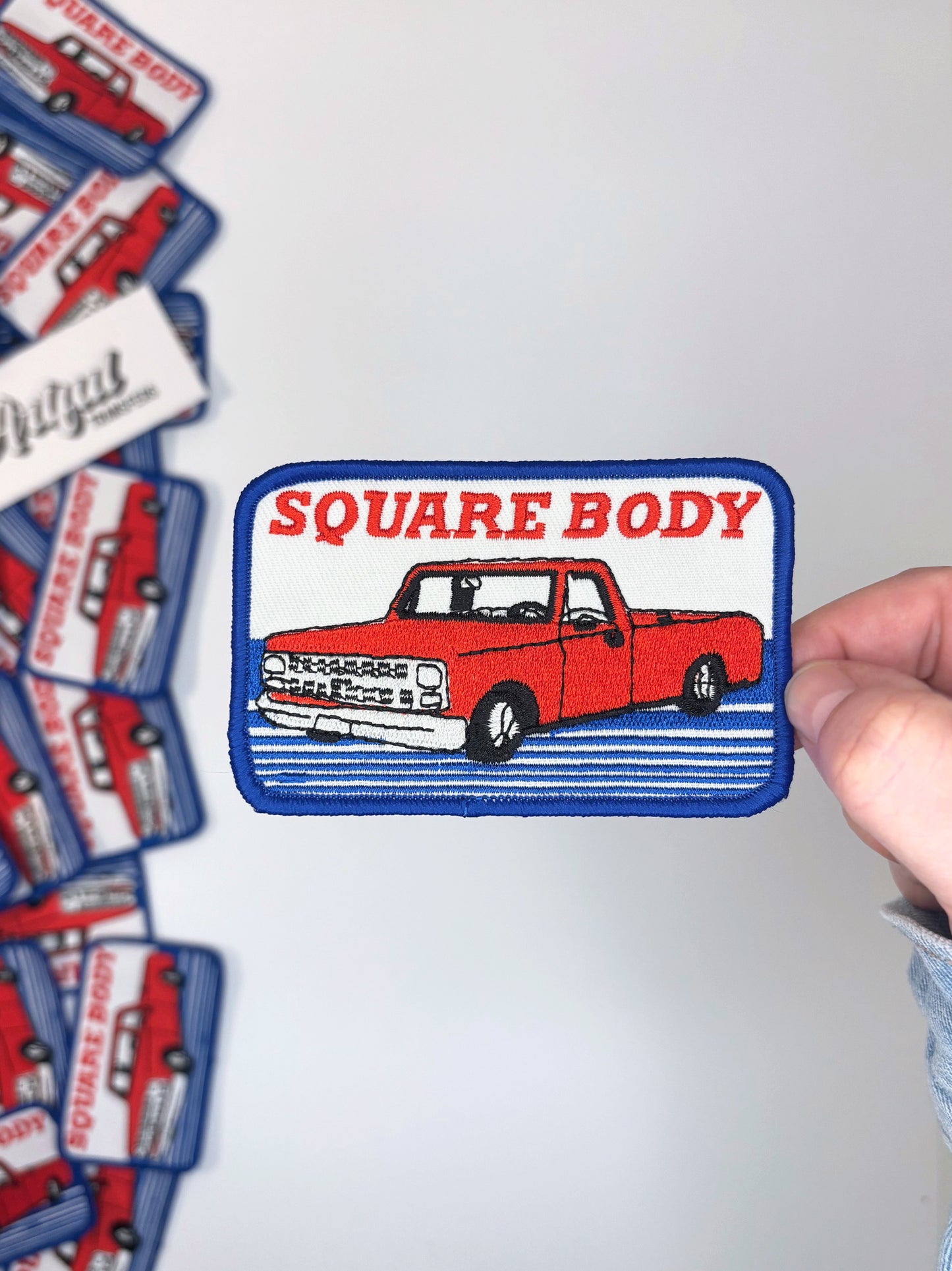 Square Body - Iron-on Patch