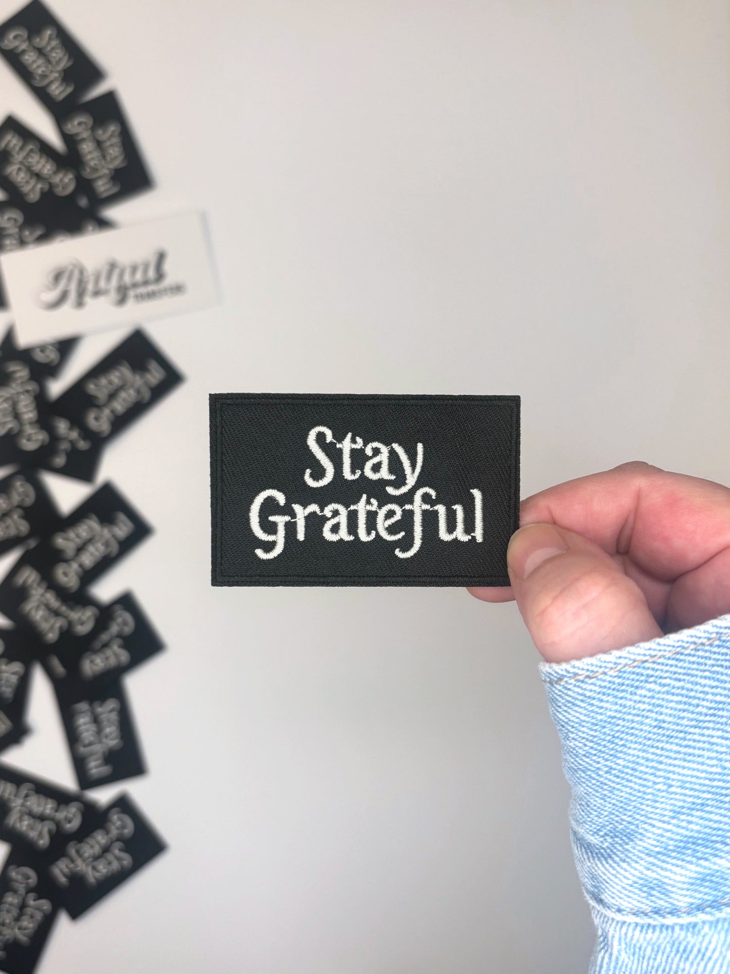 Stay Grateful - Iron-on Patch