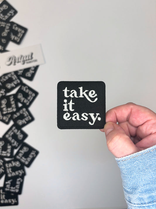 Take it Easy - Iron-on Patch