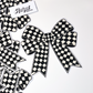 The Checkered Bow - Chenille Patch