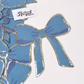 The Blue Bow - Chenille Patch