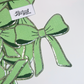 The Green Bow - Chenille Patch