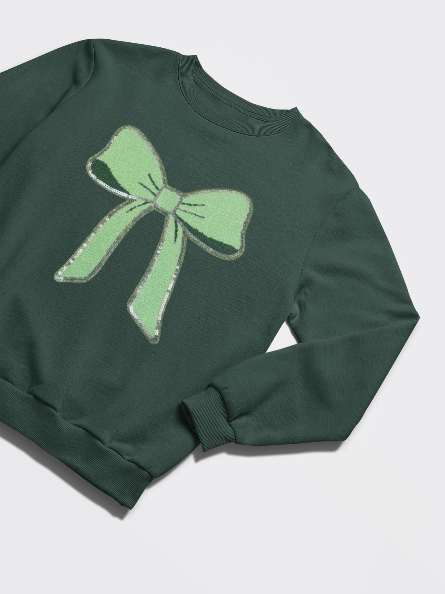 The Green Bow - Chenille Patch