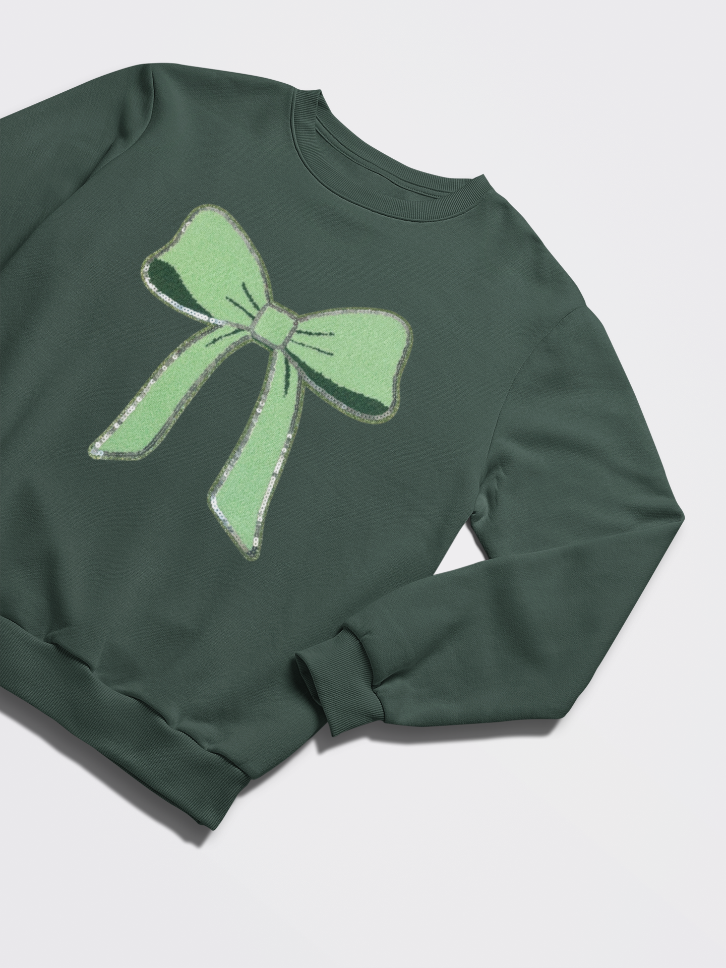 The Green Bow - Chenille Patch