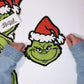 The Grinch Face - Chenille Patch